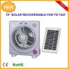 Solar emergency fan,solar lighting fan,portable solar rechargeable fan with LED light (HOT SALING)