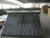 Solar water heater with copper coil