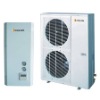 Split air con air to air heat pump water heater 16KW with auxiliary E-heater