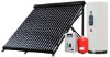 Split heat pipe solar hot water heater