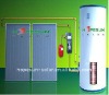 Split pressurized solar heater water