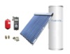 Split pressurized solar water heater with Copper Coil