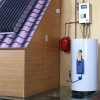 Split pressurized solar water heater with HIGH pressurized water tank