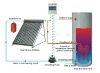 Split system pressurized solar water heater