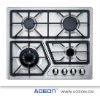 Stainless steel built-in gas hob - 604BH