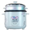 Stainless steel cylindrical rice cooker