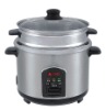 Stainless steel deluxe electric rice cooker