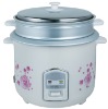 Stainless steel straight body rice cooker