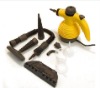 Steam cleaner with adjustable button