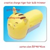 Supply creative fashion charge tiger shape hair bulb clipping machine