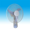 The high rpm 16 inch solar power mini camping wall mounted fan with 12v dc motor
