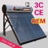 Thermosiphon copper coil solar water heateing system(ISO9001 CE CCC)