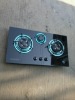 Three burners 8mm thickness glass panel gas hob PSC56206