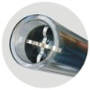 Three-channel all-glass vacuum heat collecting tube