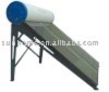 Unpressurized  Solar Water Heater with Evacuated Pipe