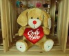 Valentines' Day Plush Toy-A Holding Heart Puppy