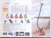 Vertical Garment steamer with portable device