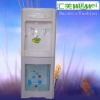 White! ABS Floor standing hot & cold water dispenser with Ozone disinfection and sterilization cabinet