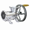 aluminium meat mincer with hand wheel