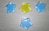 blue and yellow glass magnet buttton /glass buttons with magnet
