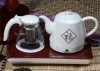 ceramic electric water kettle with glass teapot glass flatform