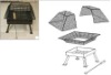 charcoal barbecue fire pit