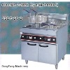 chip fryer DF-26-2 electric 2-tank fryer(4-basket)