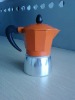 colored Aluminum  coffee maker  3cups