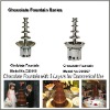 commerical stainless steel free standing electric chocolate fountain for hotel and restaurant