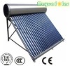 compact non-pressurized solar water heater,200L,stainless steel tank,58*1800mm three layer vacuum tube