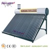 compact pressurized pre-heated solar water heater with coppr coils in tank