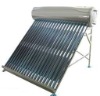 compact solar water geyser with reflector