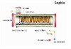 copper coil solar water heater-hot