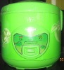 deluxe green pattern rice cooker