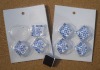 diamond glass magnet buttton /glass buttons with magnet