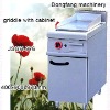 electric range griddle JSGH-976 griddle with cabinet ,kitchen equipment