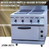 electric range with grill top, JSEH-887A electric range with 4-burner and oven