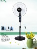 electroplated remote control stand fan ( color LED display )