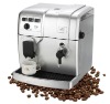espresso coffee machine with automatic brewing group rinsing system