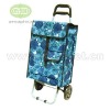 fabric recycle leisure foldable polyester supermarket luggage travel pinic hand shopping trolley bag cart case