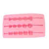 fashion shape silicone ice tray with various colors