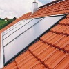 flat panel balcony solar water heater, Made of Stainless Steel Manifold, EN12975 and CE Certified