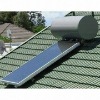 flat panel balcony solar water heater, Made of Stainless Steel Manifold, EN12975 and CE Certified