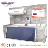 flat panel split pressurized solar hot water