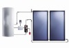 flat plate/flat panel solar water heater