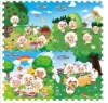 floor puzzle mat with Pleasant Sheep printing