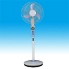 high speed pedestal 12V 16 inch DC fan with led and timer