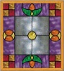 in Full-Color Tiffany Stained Glass Windows