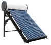 integrated pressurized heat pipe solar water heater