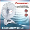 led rechargeable fan
